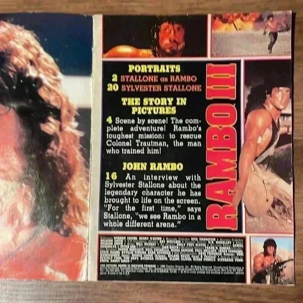 Vintage Rambo III Theater Program - Picture 3 of 11